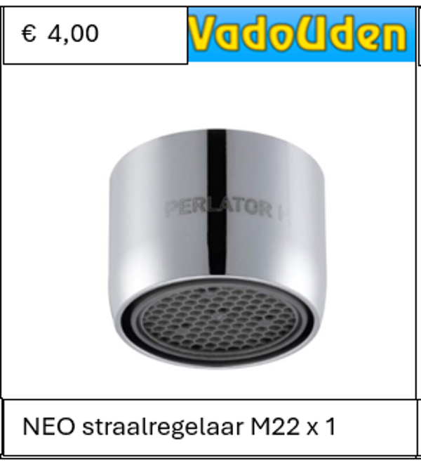 NEO straalregelaar M22 x 1