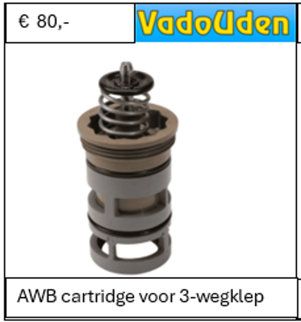 AWB cartridge voor 3-wegklep VCZZ6000