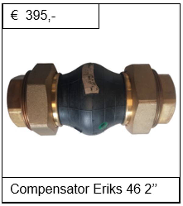 Leidingcompensator Eriks 46 2''