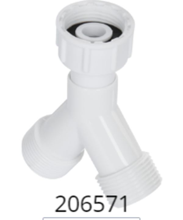 kunsstof Y stuk 3/4''