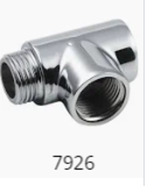 chroom tee 1/2'' uit - in- in