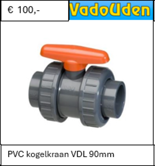 PVC kogelkraan VDL 90mm