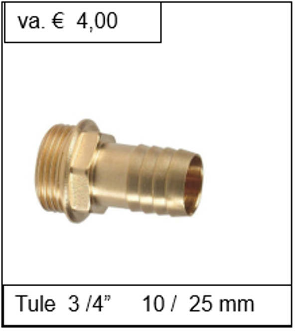 Slangtule 3/4'' x 10/25mm