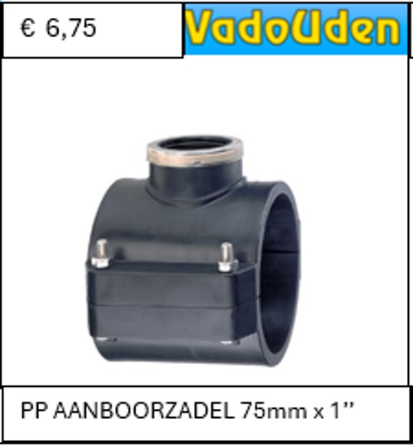 PP AANBOORZADEL 75mm x 1’’