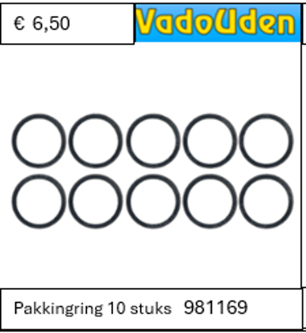 Pakkingring 10 stuks   981169