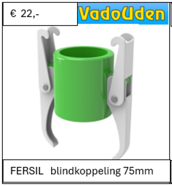 FERSIL   blindkoppeling 75mm