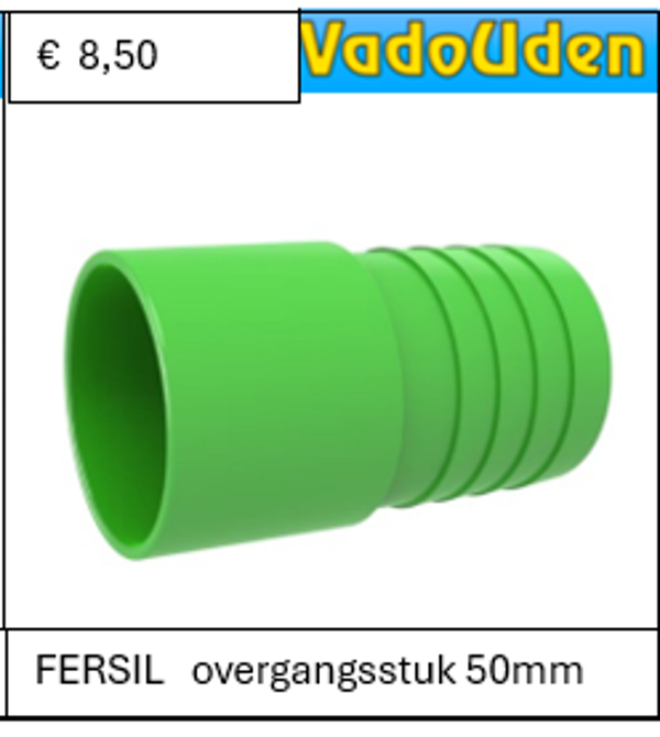 FERSIL   overgangsstuk 50mm