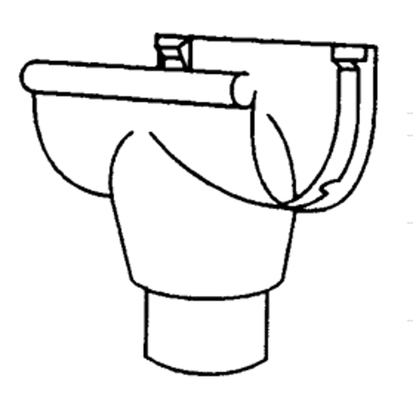 Nicoll uitlaatstuk centraal, lijm