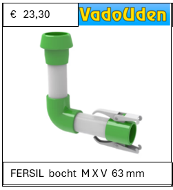 FERSIL  bocht  M X V  63 mm