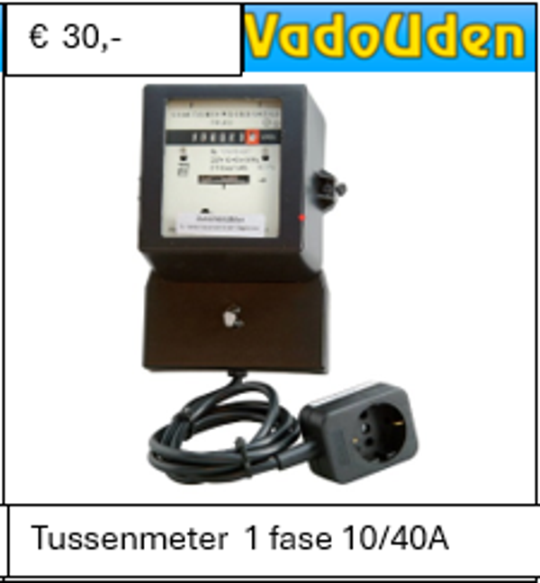 Tussenmeter  1 fase 10/40A