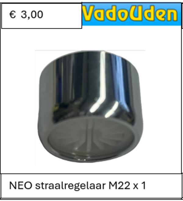 NEO straalregelaar M22 x 1