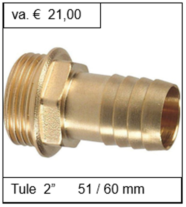 Slangtule 2'' x 51/60mm