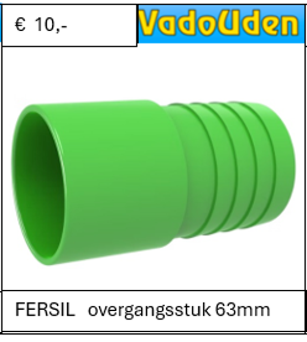 FERSIL   overgangsstuk 63mm