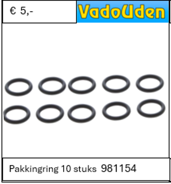 Pakkingring 10 stuks  981154