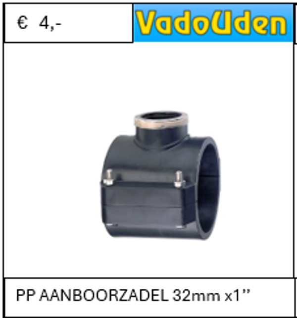 PP AANBOORZADEL 32mm x1’’