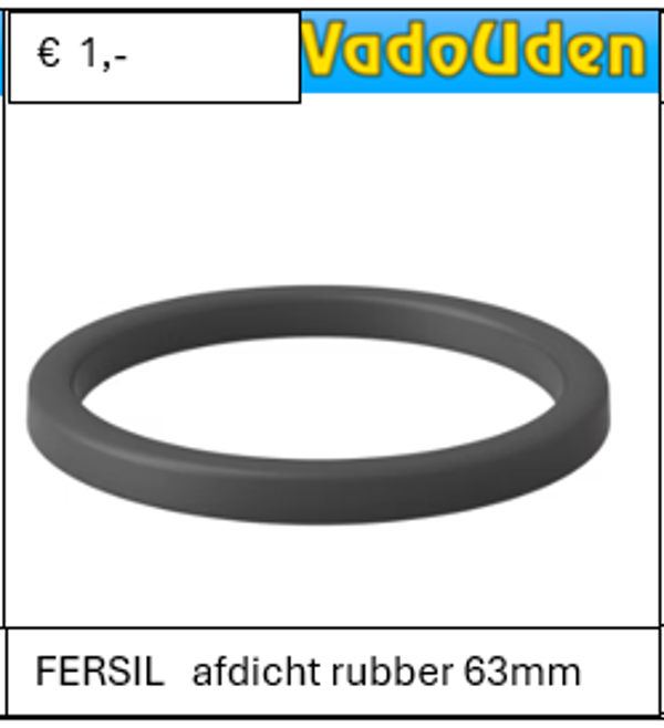 FERSIL   afdicht rubber 63mm