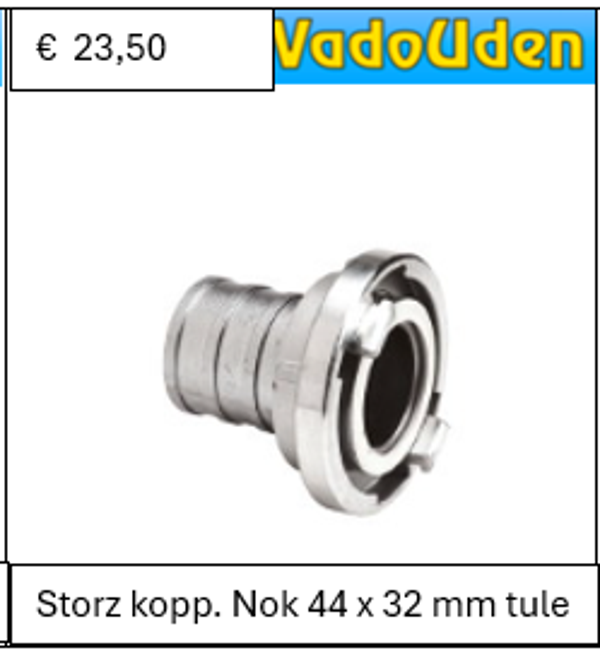 Storz kopp. Nok 44 x 32 mm tule
