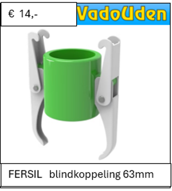 FERSIL   blindkoppeling 63mm