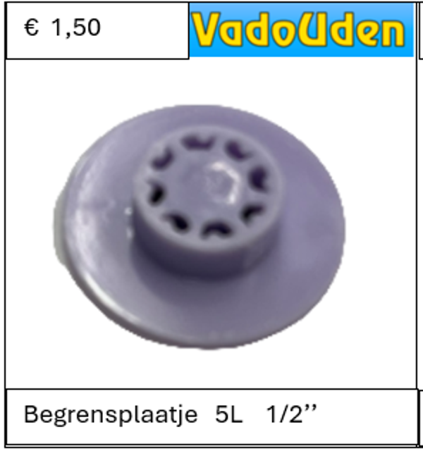 NEO begrensplaatje 5L 1/2''