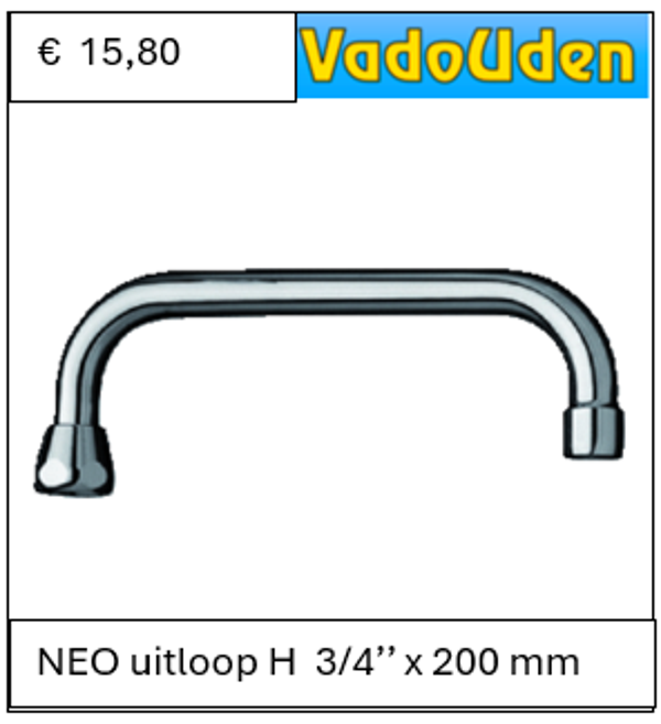 NEO uitloop H 3/4'' x 200 mm