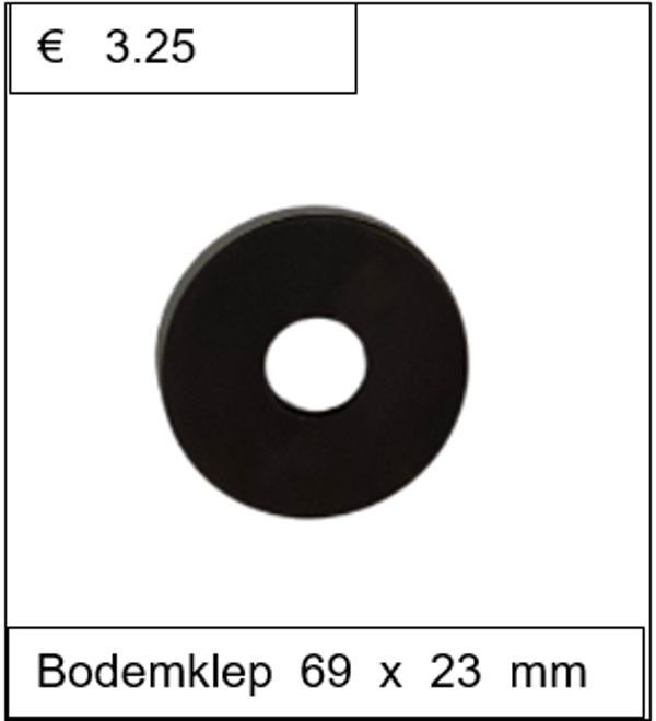 Bodemklep 69 x 23 mm