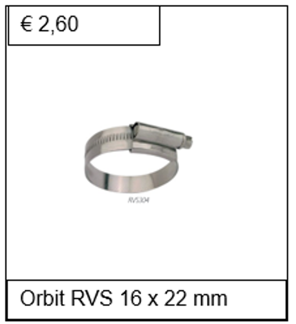 Orbit RVS W4 16 x 22 mm
