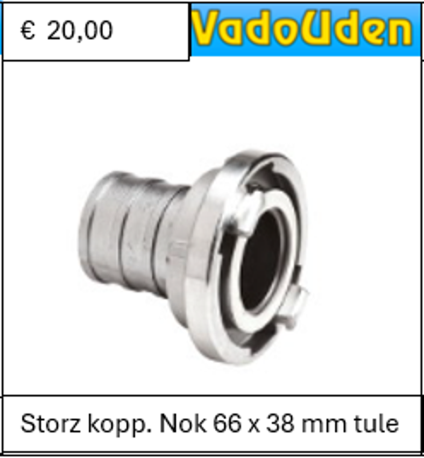 Storz kopp. Nok 66 x 38 mm tule