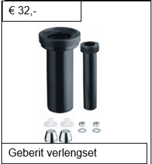Geberit verlengset