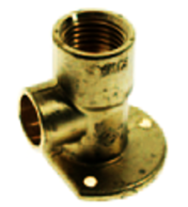 Messing soldeer hoge Muurpl. Verh aansl.