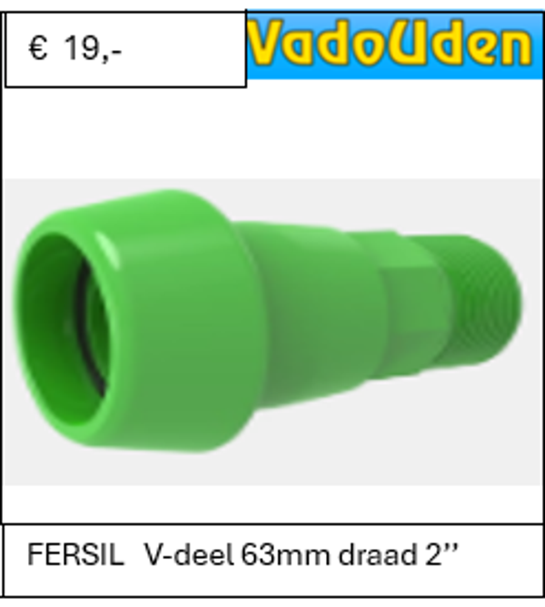 FERSIL   V-deel 63mm draad 2’’