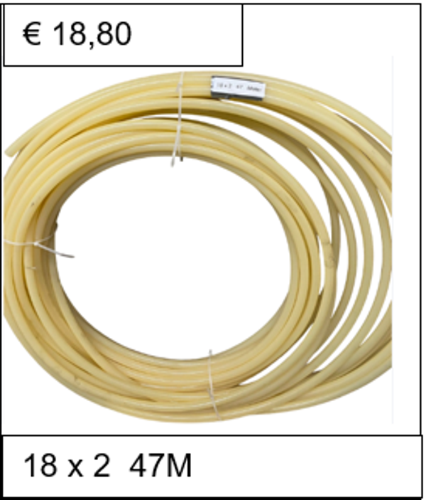 18 x 2 creme 47 meter