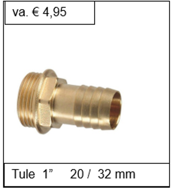 Slangtule 1'' x 20/32mm