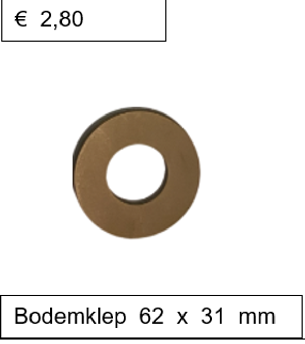 Bodemklep 62 x 31 mm