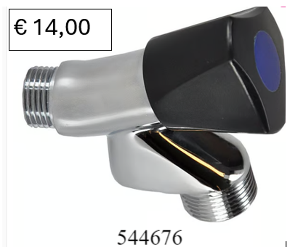 wasmachine beluchterkraan 1/2''