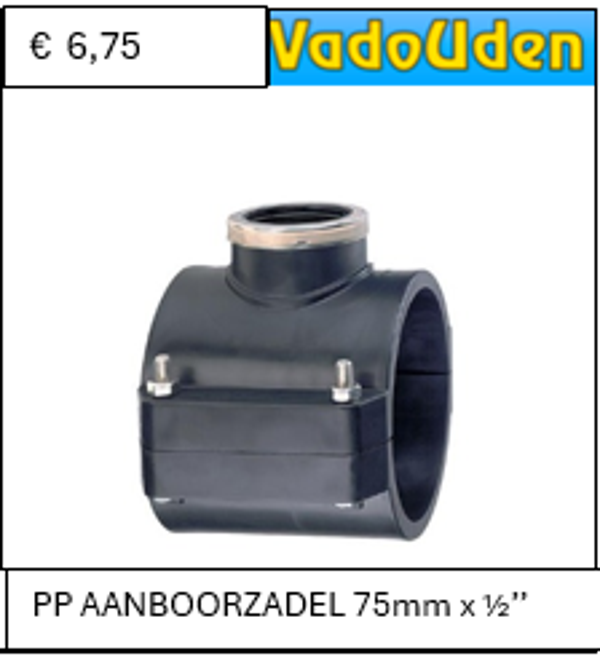 PP AANBOORZADEL 75mm x ½’’