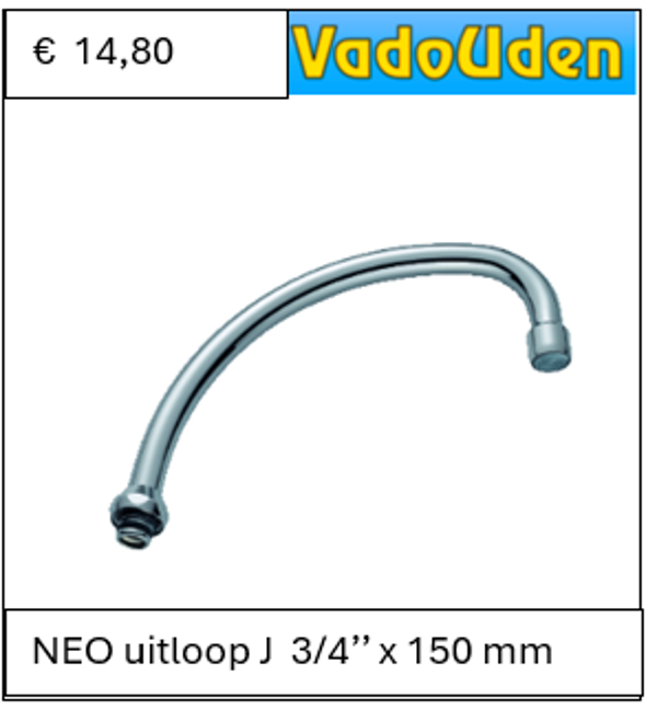 NEO uitloop J 3/4'' x 150 mm