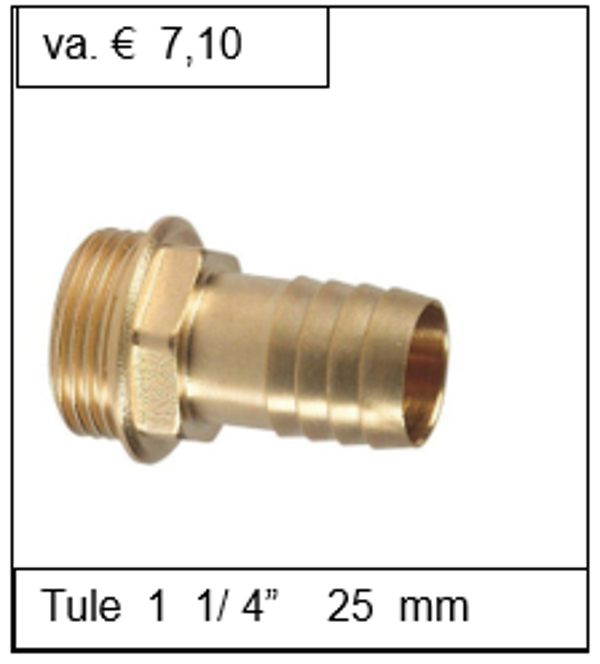 Slangtule 1 1/4'' x 25 mm