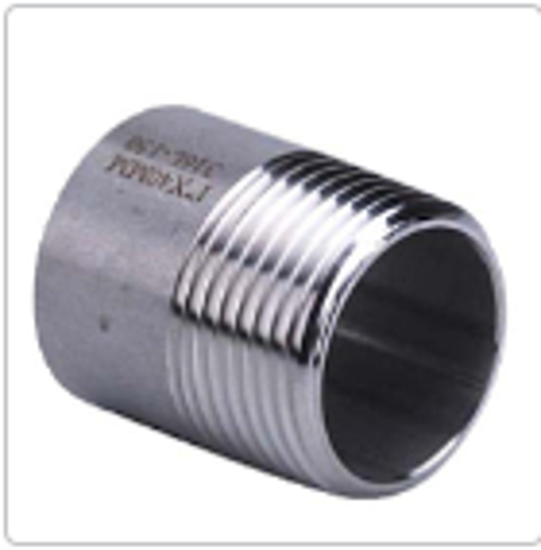 RVS lasnippel 3/8 x 30 mm nr 23B