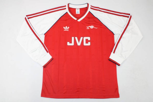Arsenal 1988/90 Long Sleeve Home Shirt - Adults Small to 2XL