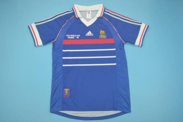 France 1998 World Cup Home Shirt - Kids 3-14 years old and Adults Small to 2XL