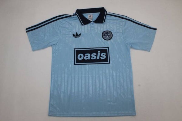 Adidas x Oasis Shirt - Light Blue - Adults Small to 4XL