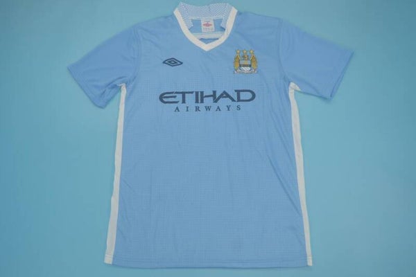 Manchester City 2011/12 Home Shirt - Kids 3-14 years old and Adults Small to 2XL