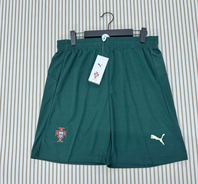 Portugal World Cup 2026 Green Shorts - Adults Small to 2XL