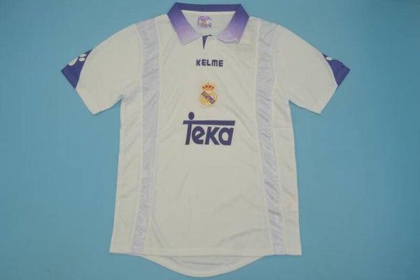 Real Madrid 1997/98 Home Shirt - Kids 3-14 years old and Adults Small to 2XL