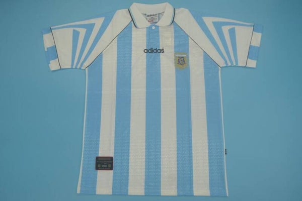 Argentina 1996/97 Home Retro Shirt - 3-14 years old and Adults Small to 2XL