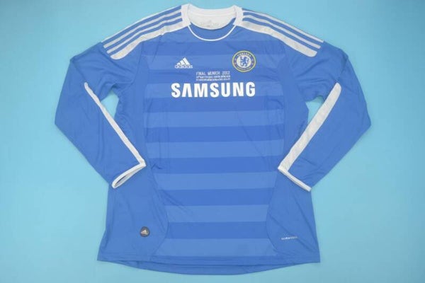 Chelsea 2012 Champions League Final Long Sleeve Home Shirt - Adults Small to 2XL
