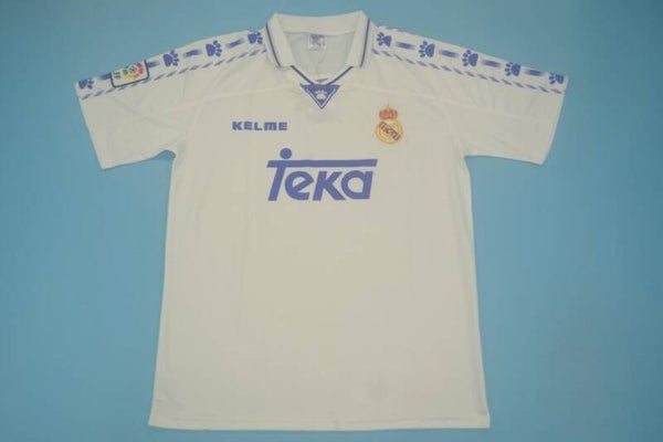 Real Madrid 1996/97 Home Shirt - Kids 3-14 years old and Adults Small to 2XL