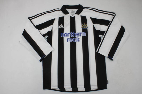 Newcastle United 2003/05 Long Sleeve Home Shirt - Adults Small to 2XL