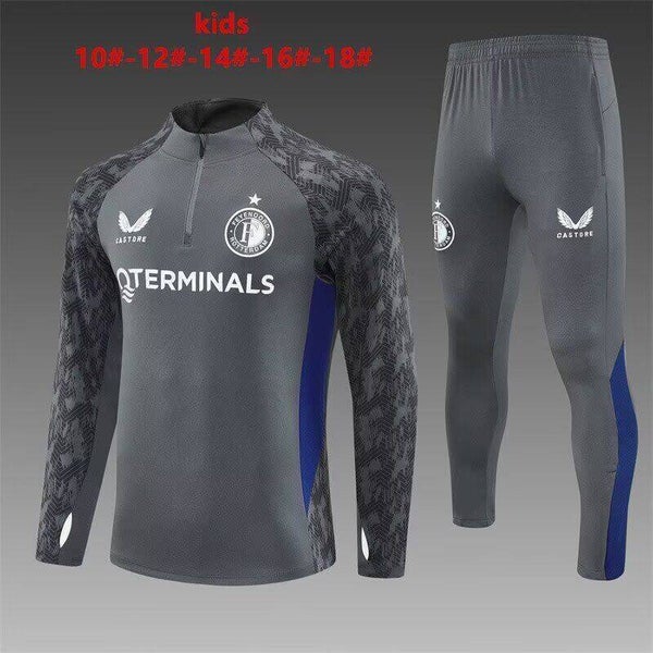 Feyenoord 2025/2026 Tracksuit 2 - Kids 10-18 Sizes and Adults Small to 2XL