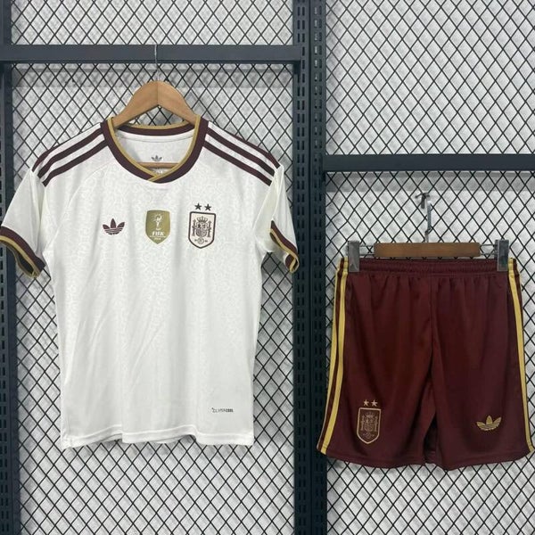 Spain 2026 World Cup Champions Away Shirt - Kids 3-14 years old and Adults Small to 4XL